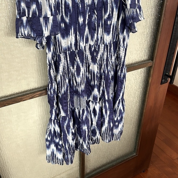 Rebecca Taylor Indigo dress size 10 - Picture 10 of 11